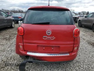 2014 FIAT 500L Easy with VIN ZFBCFABH7EZ002869, listed as a Copart auction lot 50063045 with 100,438 mi miles and Salvage Title. Bid and sale history available at DreamBid. Image 6.