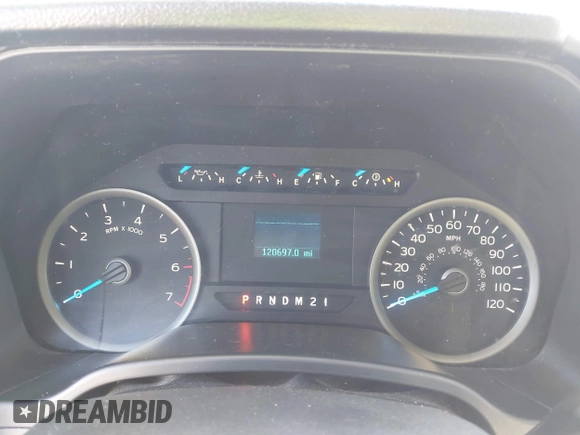 2017 Ford F-150 XL with VIN 1FTEW1EF0HKD97975, listed as a IAAI auction lot 41769666 with 120,697 mi miles. Bid and sale history available at carsss.com. Image 7.