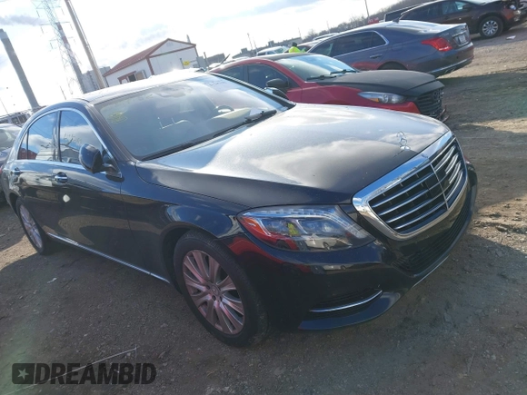 2014 Mercedes-Benz S-Class S 550 with VIN WDDUG8CB8EA043744, listed as a IAAI auction lot 41247182 with 97,163 mi miles. Bid and sale history available at carsss.com. Image 1.