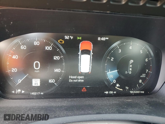 2016 Volvo XC90 T6 Inscription with VIN YV4A22PL3G1002062, listed as a Copart auction lot 65635115 with 145,217 mi miles and Clean title. Bid and sale history available at DreamBid. Image 9.