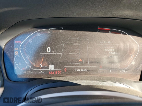2019 BMW 3 Series 330i with VIN WBA5R1C56KFH13378, listed as a Copart auction lot 89337835 with 31,198 mi miles and Salvage Title. Bid and sale history available at carsss.com. Image 9.