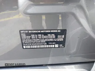 2025 BMW X6 xDrive40i z VIN 5UX33EX04S9X20728, wystawiony jako IAAI lot #42192580 z przebiegiem 22 906 mil mil oraz . Historia ofert i sprzedaży dostępna na DreamBid. Obrazek 9.