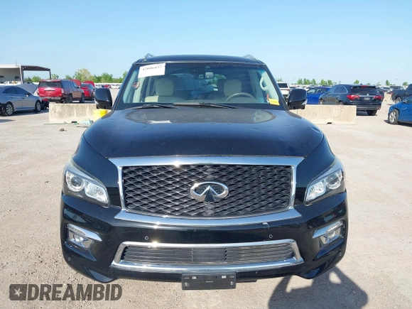 2017 Infiniti QX80 with VIN JN8AZ2NF4H9640940, listed as a IAAI auction lot 42006857 with 86,045 mi miles and . Bid and sale history available at DreamBid. Image 12.