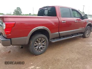 2018 Nissan Titan XD SV with VIN 1N6BA1F44JN550504, listed as a IAAI auction lot 41943693 with 1 mi miles. Bid and sale history available at carsss.com. Image 4.