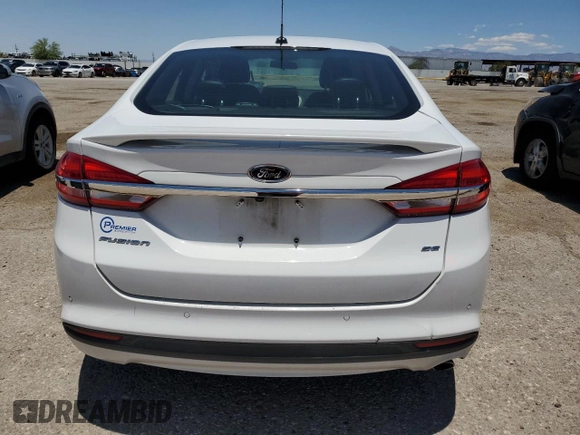 2017 Ford Fusion SE with VIN 3FA6P0H79HR221931, listed as a Copart auction lot 59914385 with 78,043 mi miles and Salvage title. Bid and sale history available at DreamBid. Image 6.