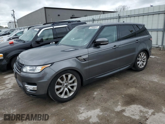 2015 Land Rover Range Rover Sport HSE with VIN SALWR2VF0FA613370, listed as a Copart auction lot 53988045 with 110,054 mi miles and Clean title. Bid and sale history available at DreamBid. Image 1.