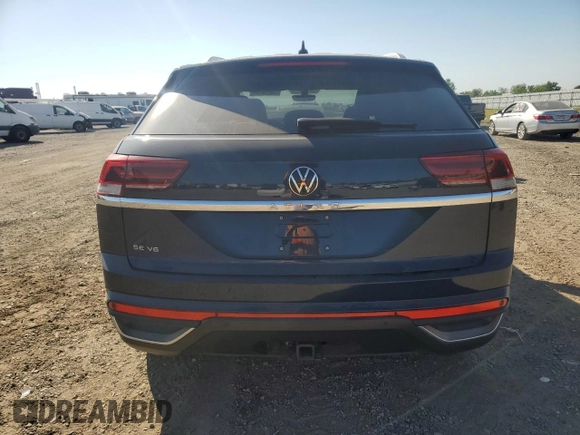 2023 Volkswagen Atlas SE with VIN 1V2WE2CAXPC206364, listed as a Copart auction lot 74216144 with 14,977 mi miles and Salvage title. Bid and sale history available at DreamBid. Image 6.
