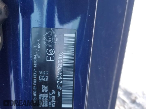 2016 Scion FR-S with VIN JF1ZNAA17G9701068, listed as a Copart auction lot 86732454 with 0 mi miles and Salvage Title. Bid and sale history available at carsss.com. Image 13.
