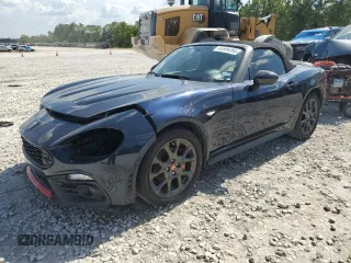 2018 FIAT 124 Spider Abarth z VIN JC1NFAEK4J0134965, wystawiony jako Copart lot #65599784 z przebiegiem Nie podano mil oraz Szkoda całkowita • Salvage title. Historia ofert i sprzedaży dostępna na DreamBid. Obrazek 1.
