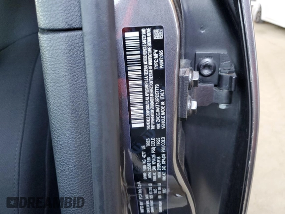 2016 Jeep Renegade Sport with VIN ZACCJAAT1GPD57779, listed as a Copart auction lot 55282815 with 45,506 mi miles and Salvage Title. Bid and sale history available at DreamBid. Image 14.