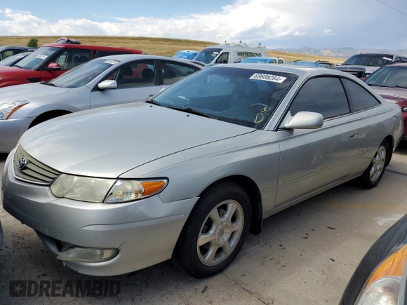 2002 Toyota Solara SE with VIN 2T1CF28P42C576112, listed as a Copart auction lot 69608284 with 151,355 mi miles and Salvage Title. Bid and sale history available at DreamBid. Image 1.