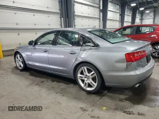 2015 Audi A6 Premium Plus with VIN WAUGFAFC7FN019738, listed as a Copart auction lot 54540785 with 135,950 mi miles and Salvage title. Bid and sale history available at DreamBid. Image 2.