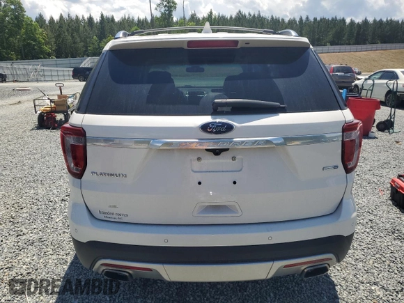 2016 Ford Explorer Platinum с VIN 1FM5K8HT7GGC64228, выставлен на аукционе Copart как лот 56554555 с пробегом 95 315 миль миль и Списание • Salvage title. История ставок и продаж доступна на DreamBid. Изображение 6.