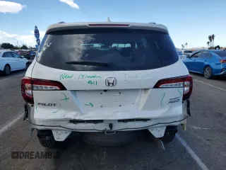 2022 Honda Pilot Sport with VIN 5FNYF6H35NB098700, listed as a Copart auction lot 87680655 with 18,023 mi miles and Salvage Title. Bid and sale history available at carsss.com. Image 6.
