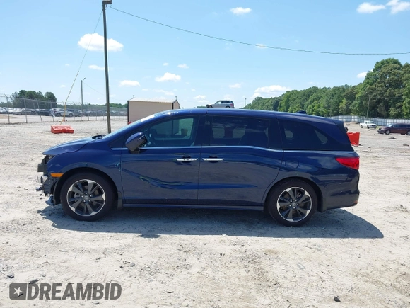 2024 Honda Odyssey Elite z VIN 5FNRL6H97RB057976, wystawiony jako IAAI lot #42428910 z przebiegiem 13 021 mil mil oraz . Historia ofert i sprzedaży dostępna na DreamBid. Obrazek 15.
