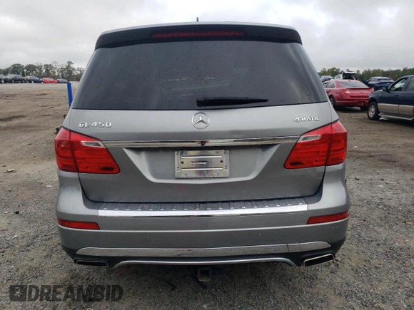 2015 Mercedes-Benz GL-Class GL 450 with VIN 4JGDF6EE6FA520029, listed as a Copart auction lot 70164953 with 107,301 mi miles. Bid and sale history available at carsss.com. Image 6.