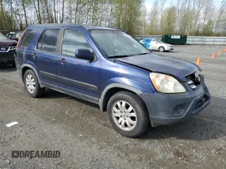 2005 Honda CR-V EX with VIN JHLRD78805C033992, listed as a Copart auction lot 52541845 with 223,175 mi miles and Salvage Title. Bid and sale history available at carsss.com. Image 4.