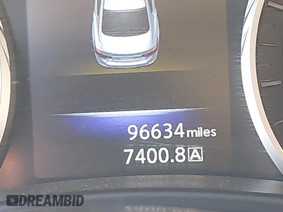 2015 Infiniti Q50 Premium with VIN JN1BV7AP1FM336842, listed as a IAAI auction lot 40893482 with 96,634 mi miles. Bid and sale history available at carsss.com. Image 7.