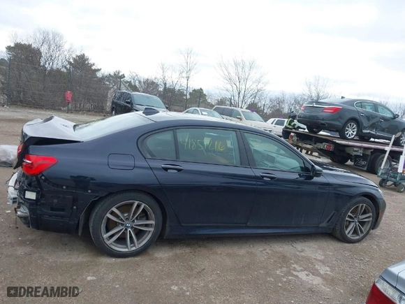 2016 BMW 7 Series 750i xDrive with VIN WBA7F2C53GG416834, listed as a IAAI auction lot 41851216 with 98,835 mi miles. Bid and sale history available at carsss.com. Image 14.