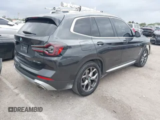 2023 BMW X3 sDrive30i with VIN 5UX43DP09P9R23362, listed as a IAAI auction lot 41709641 with 30,696 mi miles and . Bid and sale history available at DreamBid. Image 4.