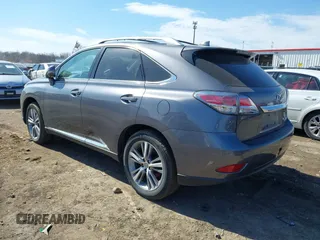 2015 Lexus RX 350 with VIN 2T2ZK1BA2FC180766, listed as a IAAI auction lot 41711358 with 63,820 mi miles. Bid and sale history available at carsss.com. Image 3.