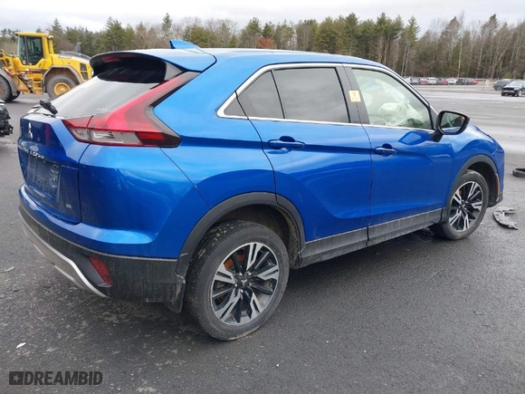 2023 Mitsubishi Eclipse Cross SE with VIN JA4ATWAA2PZ002015, listed as a IAAI auction lot 41128152 with 1 mi miles. Bid and sale history available at carsss.com. Image 4.