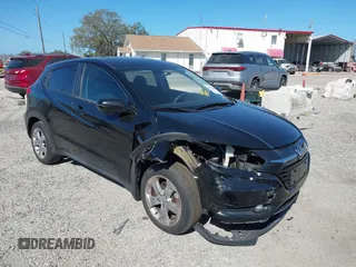 2016 Honda HR-V EX with VIN 3CZRU5H57GM728022, listed as a IAAI auction lot 41738048 with 76,869 mi miles and . Bid and sale history available at DreamBid. Image 1.