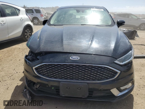 2017 Ford Fusion Titanium with VIN 3FA6P0SU5HR277220, listed as a Copart auction lot 63799685 with 123,837 mi miles and Salvage title. Bid and sale history available at DreamBid. Image 5.