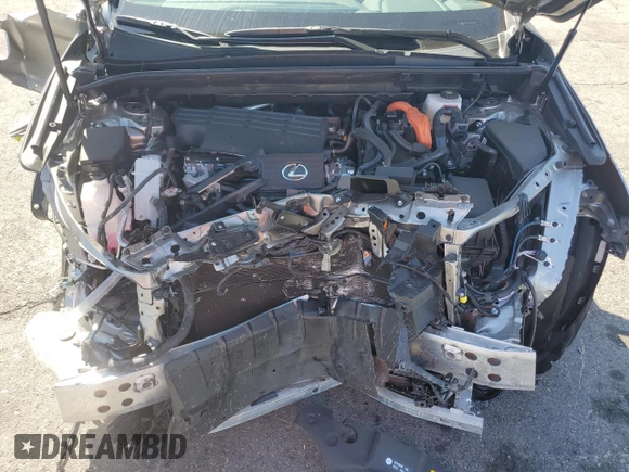 2025 Lexus NX 350h Premium with VIN 2T2GKCEZ3SC040255, listed as a Copart auction lot 52103885 with 7,288 mi miles and Salvage title. Bid and sale history available at DreamBid. Image 14.
