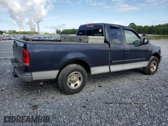 2002 Ford F-150 XL with VIN 1FTRX17232NB20820, listed as a Copart auction lot 55062355 with 231,726 mi miles and Salvage title. Bid and sale history available at DreamBid. Image 3.