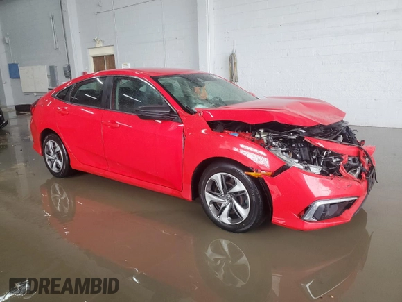 2020 Honda Civic LX z VIN 2HGFC2F60LH569330, wystawiony jako Copart lot #56819195 z przebiegiem 64 244 mil mil oraz Szkoda całkowita • Salvage title. Historia ofert i sprzedaży dostępna na DreamBid. Obrazek 4.