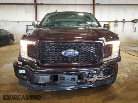 2020 Ford F-150 XL with VIN 1FTEX1EP4LKD63889, listed as a Copart auction lot 64065785 with 39,801 mi miles and Salvage title. Bid and sale history available at DreamBid. Image 5.