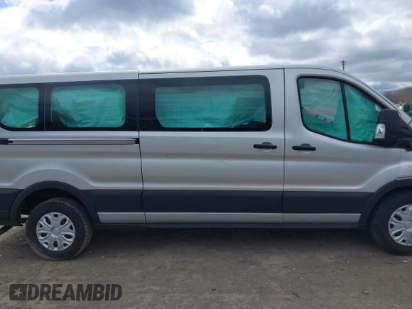 2023 Ford Transit Passenger XL with VIN 1FBAX2Y86PKB08759, listed as a IAAI auction lot 41879081 with 43,241 mi miles and . Bid and sale history available at DreamBid. Image 14.