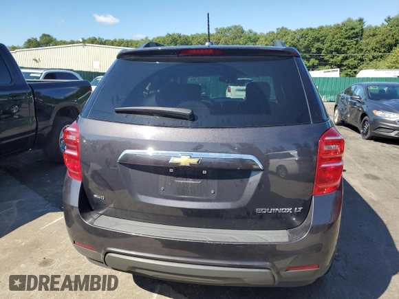 2016 Chevrolet Equinox LT z VIN 2GNFLFEK6G6342186, wystawiony jako Copart lot #69236184 z przebiegiem 57 488 mil mil oraz Szkoda całkowita • Salvage title. Historia ofert i sprzedaży dostępna na DreamBid. Obrazek 6.