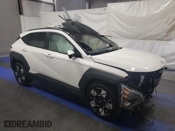 2024 Hyundai Kona SEL with VIN KM8HB3AB7RU050278, listed as a Copart auction lot 70474204 with Not Provided miles and Clean Title. Bid and sale history available at DreamBid. Image 4.