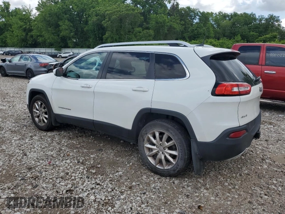 2016 Jeep Cherokee Limited z VIN 1C4PJMDS9GW129487, wystawiony jako Copart lot #57803595 z przebiegiem 121 123 mil mil oraz Szkoda całkowita • Salvage title. Historia ofert i sprzedaży dostępna na DreamBid. Obrazek 2.