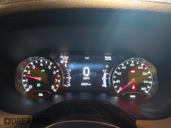 2022 Jeep Compass High Altitude with VIN 3C4NJDCB5NT233969, listed as a IAAI auction lot 42034557 with 23,257 mi miles and . Bid and sale history available at DreamBid. Image 7.