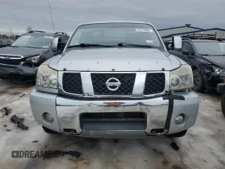 2005 Nissan Titan LE with VIN 1N6AA07B75N502911, listed as a Copart auction lot 47319305 with 208,218 mi miles and Clean Title. Bid and sale history available at carsss.com. Image 5.