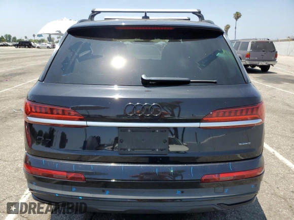 2021 Audi Q7 Premium Plus with VIN WA1LXAF70MD013214, listed as a Copart auction lot 59407865 with 48,834 mi miles and Salvage title. Bid and sale history available at DreamBid. Image 6.