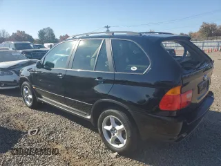 2003 BMW X5 3.0i with VIN 5UXFA53563LV96891, listed as a Copart auction lot 77636084 with 0 mi miles and Salvage Title. Bid and sale history available at carsss.com. Image 2.