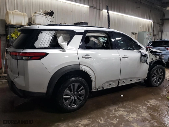 2023 Nissan Pathfinder SV with VIN 5N1DR3BA2PC244798, listed as a Copart auction lot 49683994 with 30,877 mi miles. Bid and sale history available at carsss.com. Image 3.