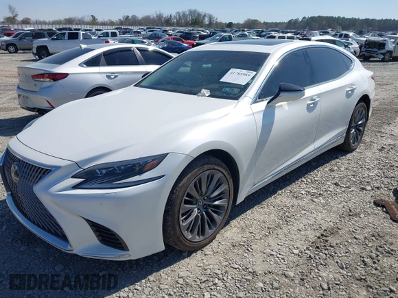 2018 Lexus LS with VIN JTHC51FF0J5001992, listed as a IAAI auction lot 41785989 with 53,957 mi miles. Bid and sale history available at carsss.com. Image 16.