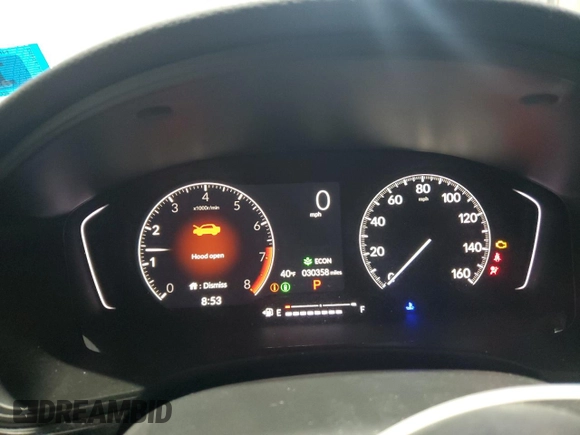 2023 Honda Civic Sport with VIN 19XFL2H83PE004830, listed as a Copart auction lot 48490575 with 30,358 mi miles and Salvage Title. Bid and sale history available at DreamBid. Image 9.