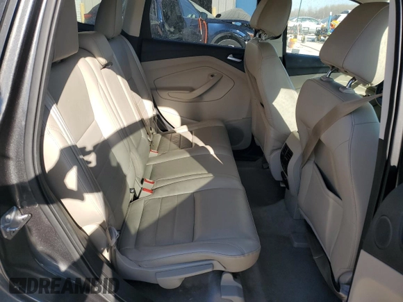 2016 Ford Escape Titanium with VIN 1FMCU9J91GUB34663, listed as a Copart auction lot 48044425 with 104,565 mi miles and Salvage Title. Bid and sale history available at carsss.com. Image 10.