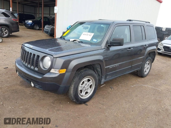 2014 Jeep Patriot Sport with VIN 1C4NJRBB2ED852114, listed as a IAAI auction lot 41521742 with 80,230 mi miles. Bid and sale history available at carsss.com. Image 17.