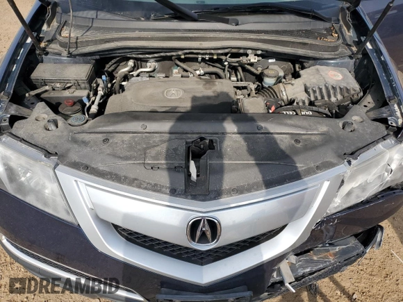 2010 Acura MDX with VIN 2HNYD2H23AH527191, listed as a Copart auction lot 54686395 with 147,528 mi miles and Salvage title. Bid and sale history available at DreamBid. Image 12.