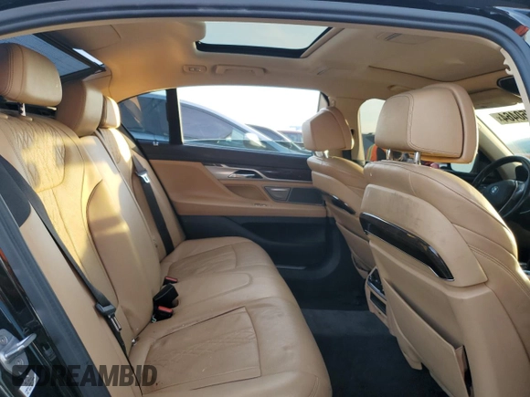 2017 BMW 7 Series 740i with VIN WBA7E2C30HG740620, listed as a Copart auction lot 85750464 with 116,850 mi miles and Salvage Title. Bid and sale history available at carsss.com. Image 10.