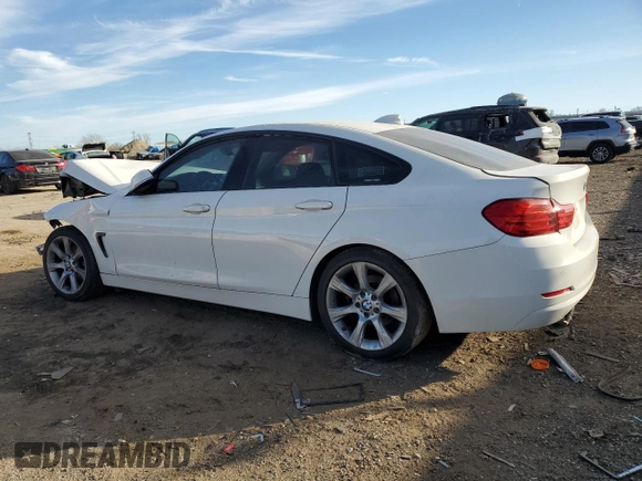 2015 BMW 4 Series 428i with VIN WBA4A9C55FGL86731, listed as a Copart auction lot 42700155 with 110,897 mi miles and Salvage title. Bid and sale history available at DreamBid. Image 2.