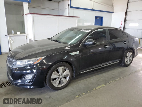 2015 Kia Optima Hybrid EX with VIN KNAGN4AD6F5091437, listed as a Copart auction lot 73560394 with 214,966 mi miles and Clean Title. Bid and sale history available at carsss.com. Image 1.