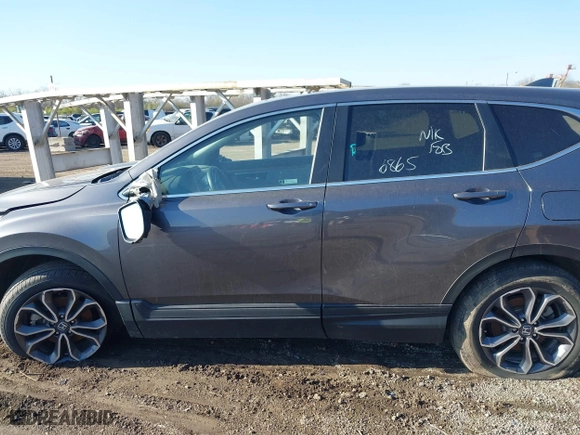 2021 Honda CR-V EX with VIN 2HKRW2H56MH681579, listed as a IAAI auction lot 42049132 with 1 mi miles. Bid and sale history available at carsss.com. Image 13.